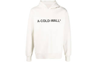 A-COLD-WALL* A COLD WALL* Logo print Hooded Sweat Top