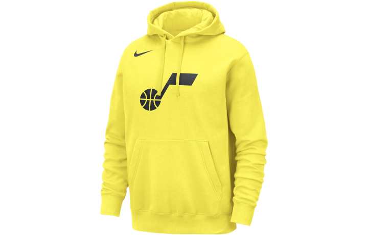 Nike Nike Sweatshirts Men's Yellow Hooded Moderate Regular