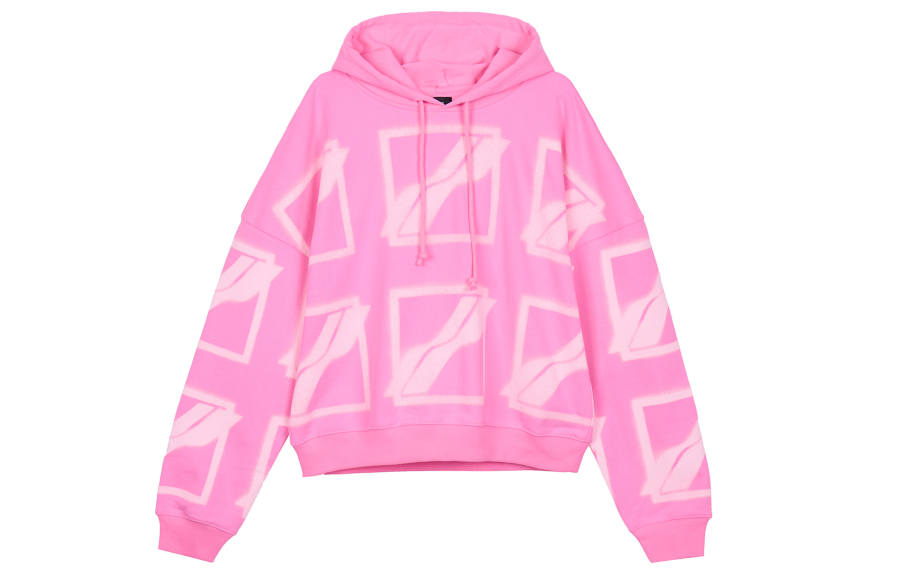 WE11DONE Sweatshirts Unisex Pink Hooded Moderate Heavyweight