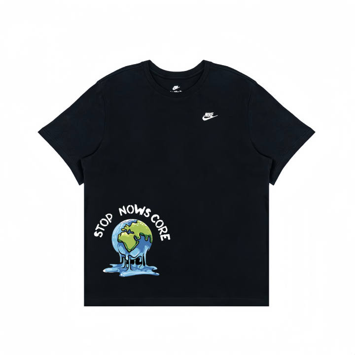 Nike Nike T Shirts Unisex Black Crew Neck Moderate Straight Fit