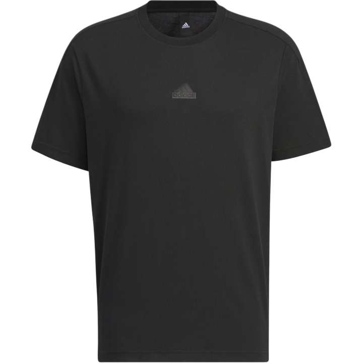Adidas Adidas T Shirts Men's Black Crew Neck Moderate Straight Fit