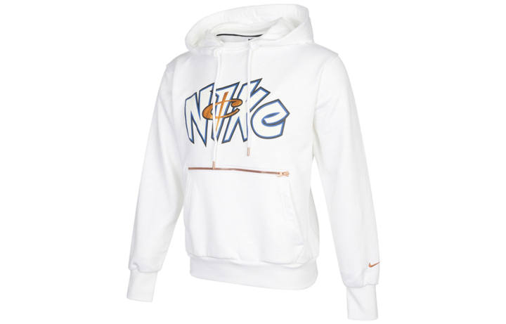 Nike Nike Sweatshirts Men's White Hooded Moderate Regular