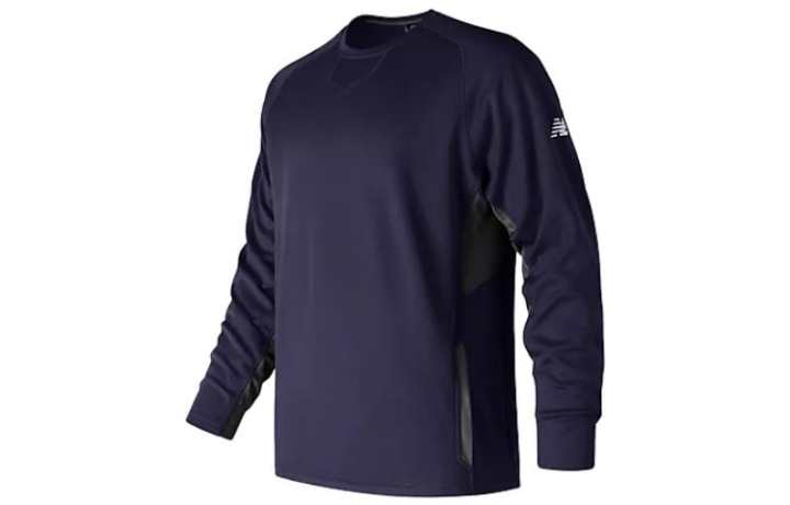 New Balance New Balance Sweatshirts Men's Dark Blue Crew Neck Moderate Regular