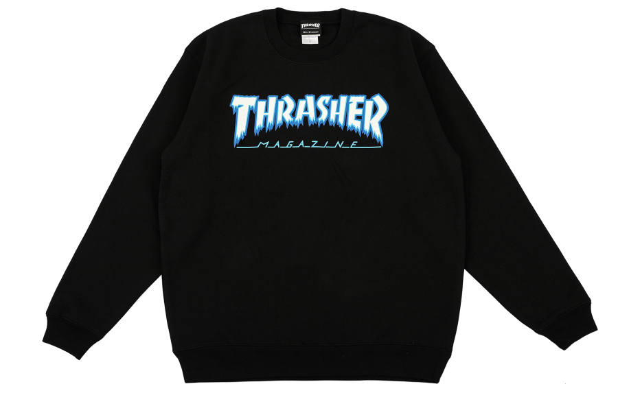 Thrasher Thrasher Sweatshirts Men's Black Crew Neck Moderate Regular
