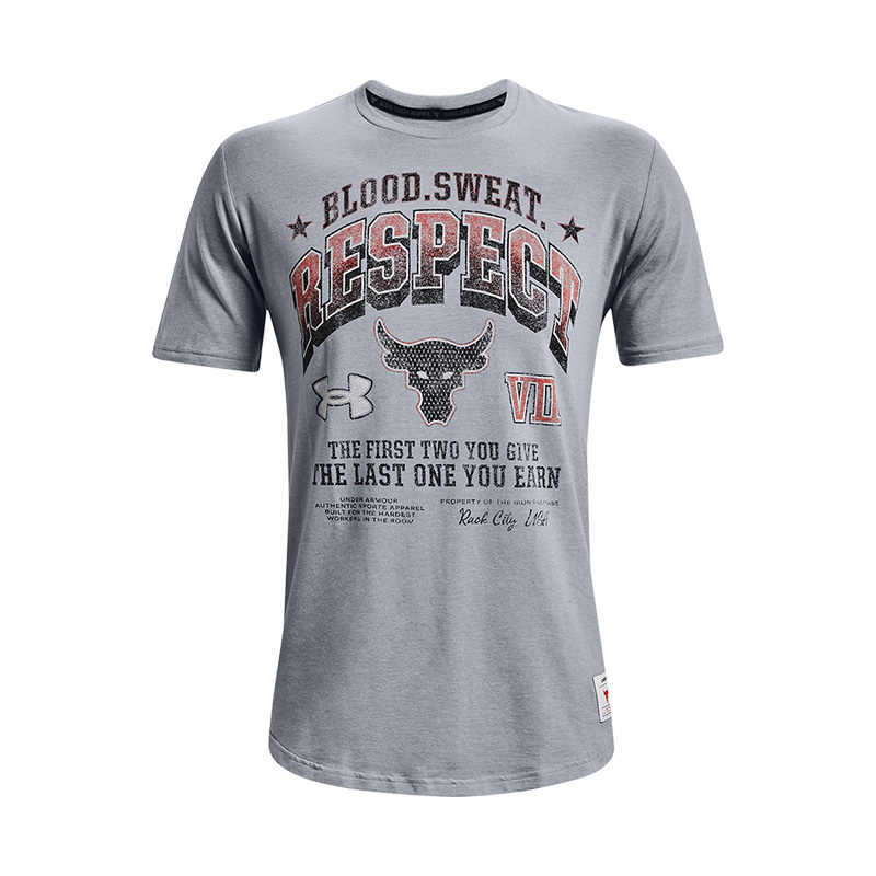 Under Armour Set in Sleeve T Shirt Men's Gray