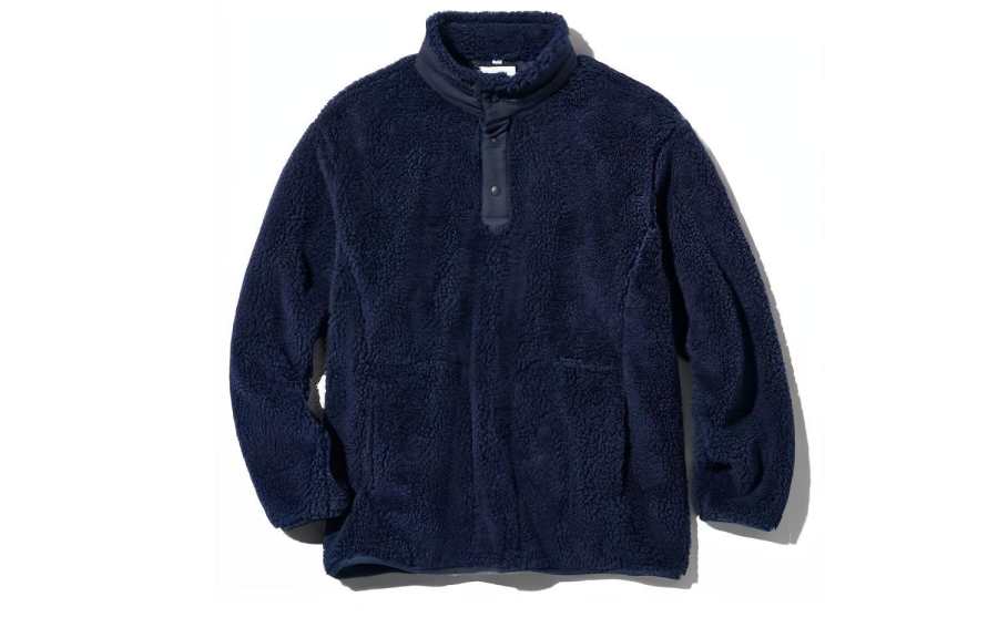 UNIQLO X White Mountaineering Fleece Oversized Longsleeve Pullover