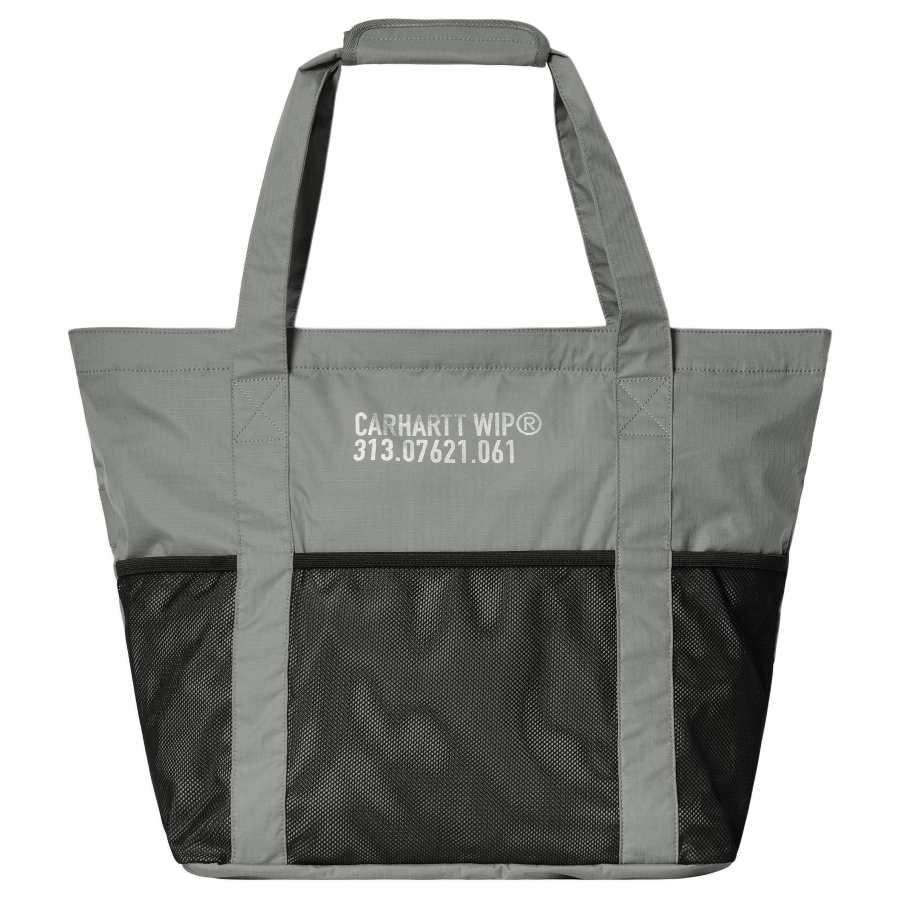 Carhartt WIP Polyester Tote Bag, Shopping Bag, Handbag Regular Unisex Gray