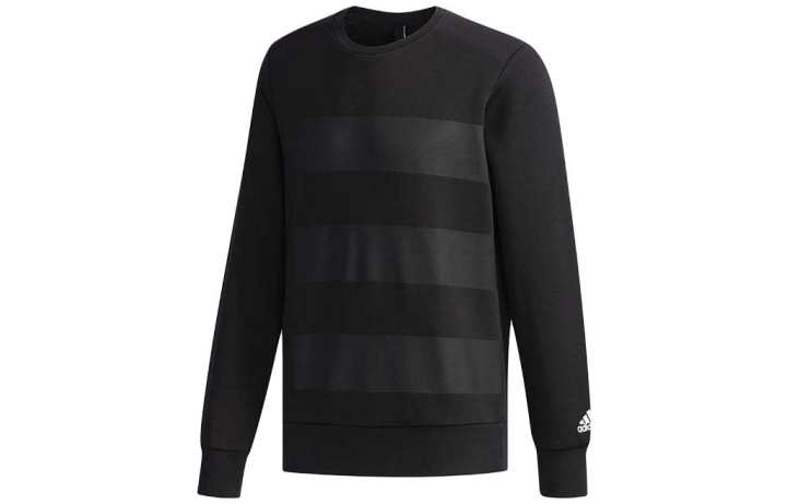 Adidas Adidas Sweatshirts Men's Black Crew Neck Moderate Other