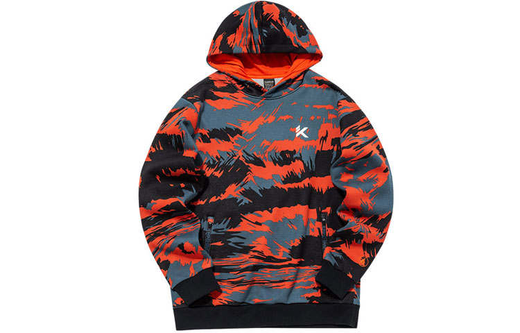 ANTA Basketball Collection Sweatshirts Men's Dome Gray Hooded Thickened Regular