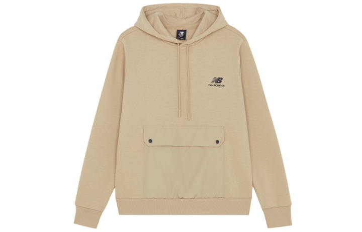 New Balance New Balance Sweatshirts Men's Khaki Hooded Moderate Regular