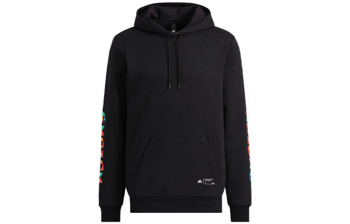 Adidas Adidas Sweatshirts Men's Black Hooded Moderate Regular