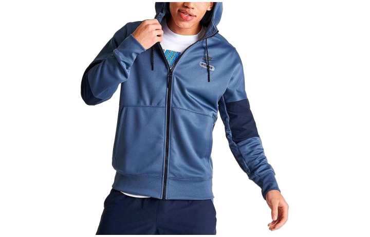 Nike Nike Sweatshirts Men's Blue Hooded Moderate Regular