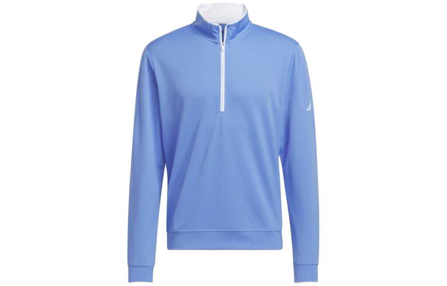 Adidas Adidas Sweatshirts Men's Blue Stand Collar Moderate Other