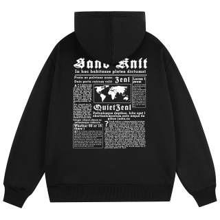SandKnit Sweatshirts Unisex Hooded Thickened Cardigan