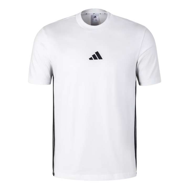Adidas Adidas Essential SINGLE JERSEY T Shirt Men's White/Black
