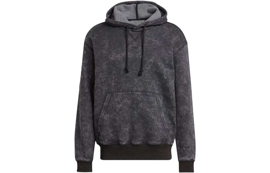 Adidas Adidas Sweatshirts Men's Black Hooded Moderate Regular
