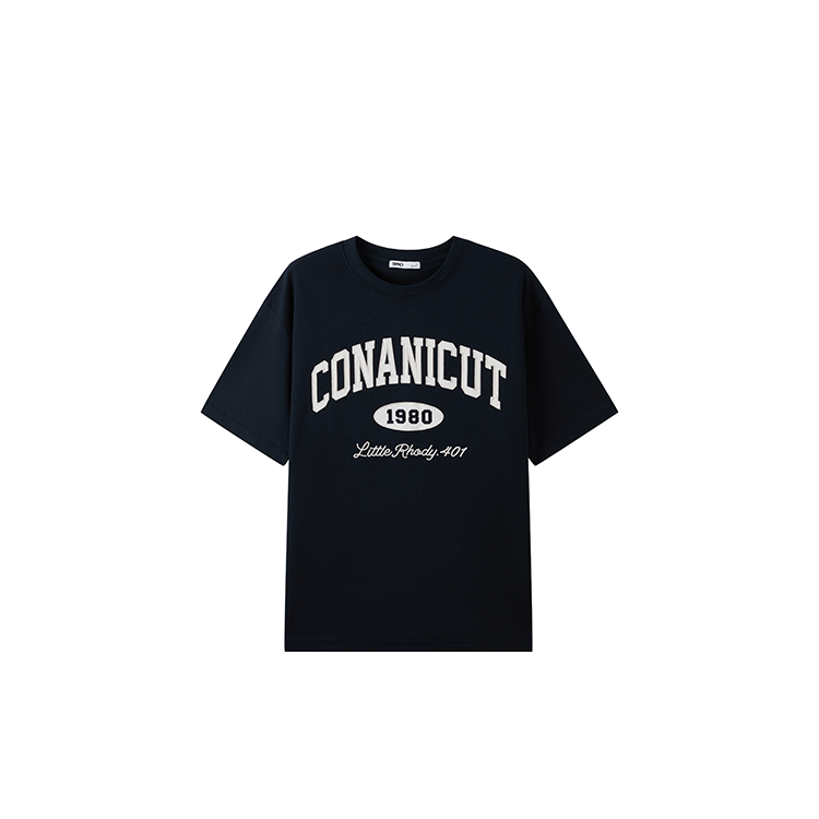 SPAO SPAO T Shirts Unisex Crew Neck Moderate