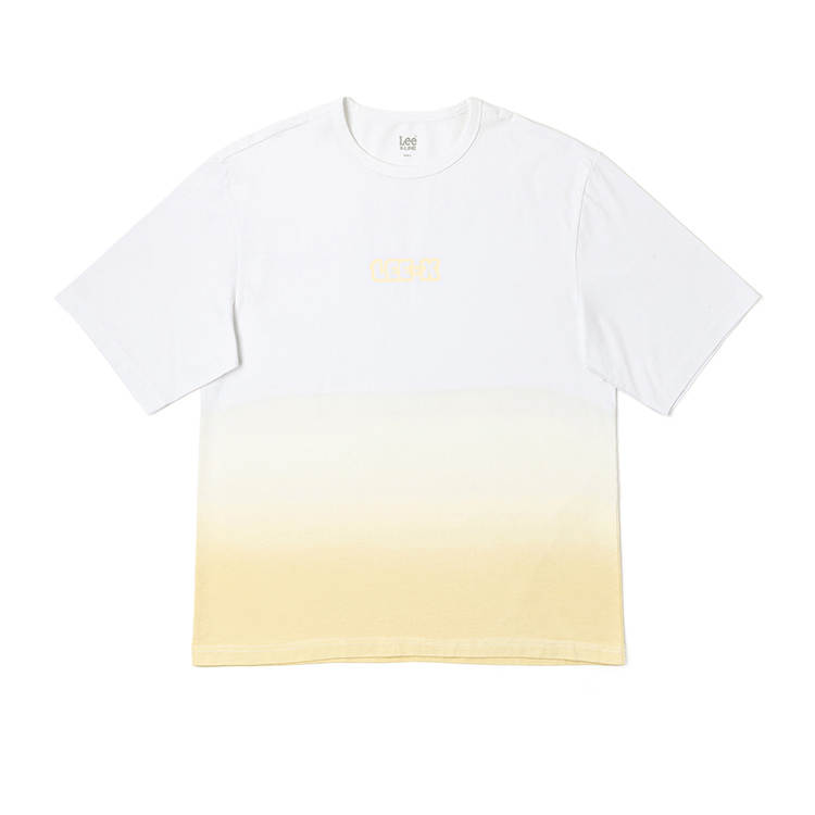 Lee Lee T Shirts Unisex Yellow Crew Neck Thin