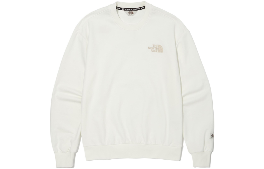 THE NORTH FACE Sweatshirts Unisex White Crew Neck Moderate Regular