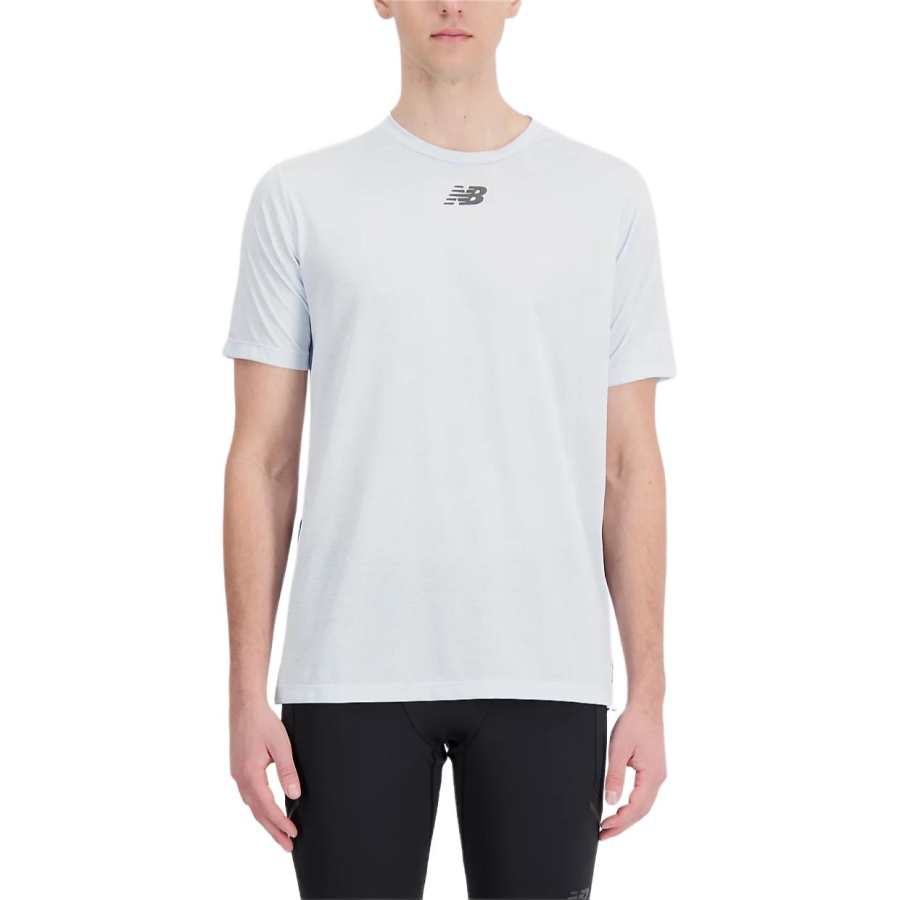 New Balance New Balance Impact Run Luminous Short Sleeve T Shirt Men's White