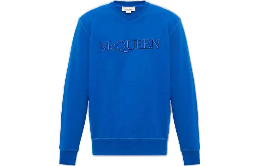 Alexander McQueen Logo Embroidered Crewneck Sweatshirt