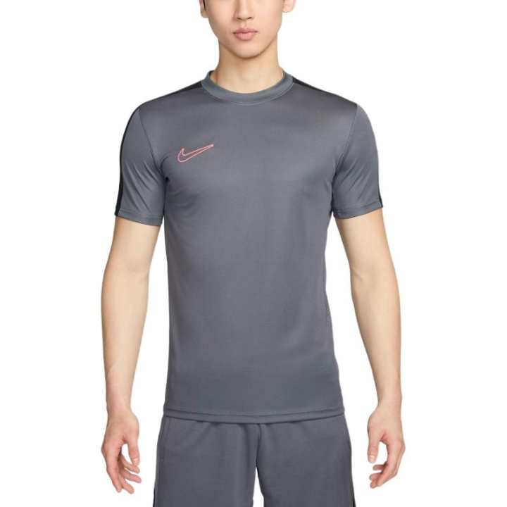 Nike Nike T Shirts Men's Iron Gray Crew Neck Moderate Straight Fit