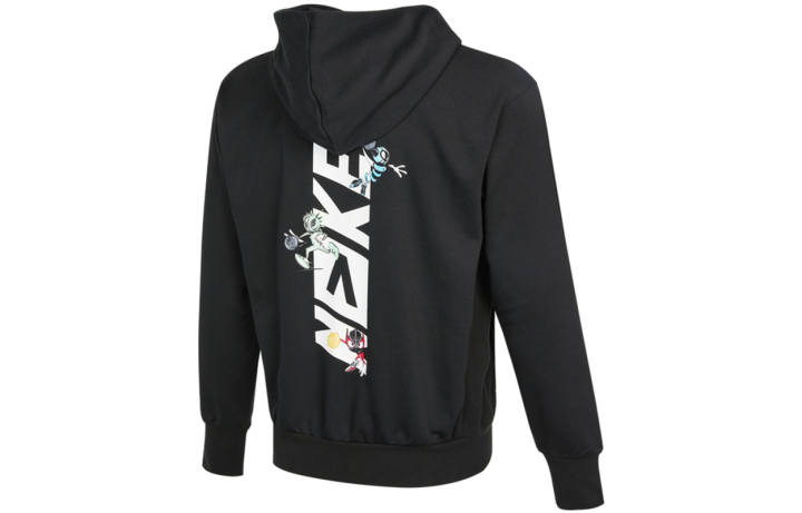 Nike Nike Sweatshirts Men's Black Hooded Moderate Cardigan