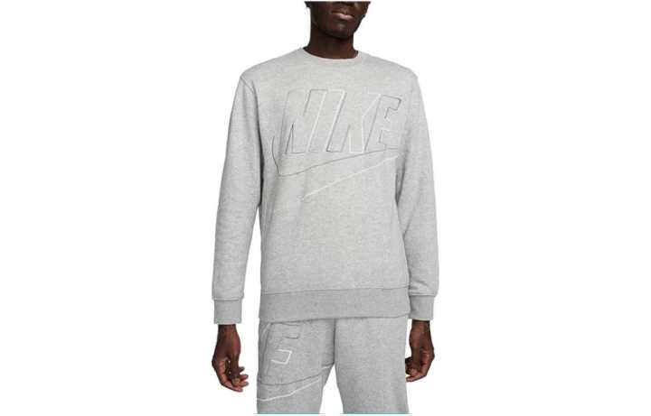 Nike Nike Sweatshirts Unisex Gray Crew Neck Moderate Regular