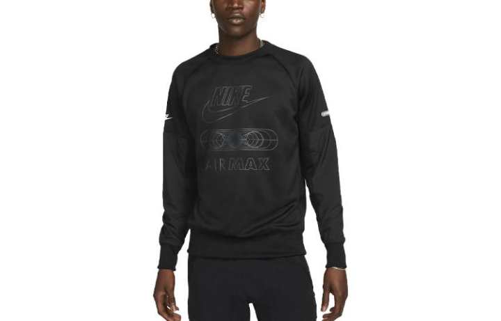Nike Nike Sweatshirts Men's Black Crew Neck Moderate
