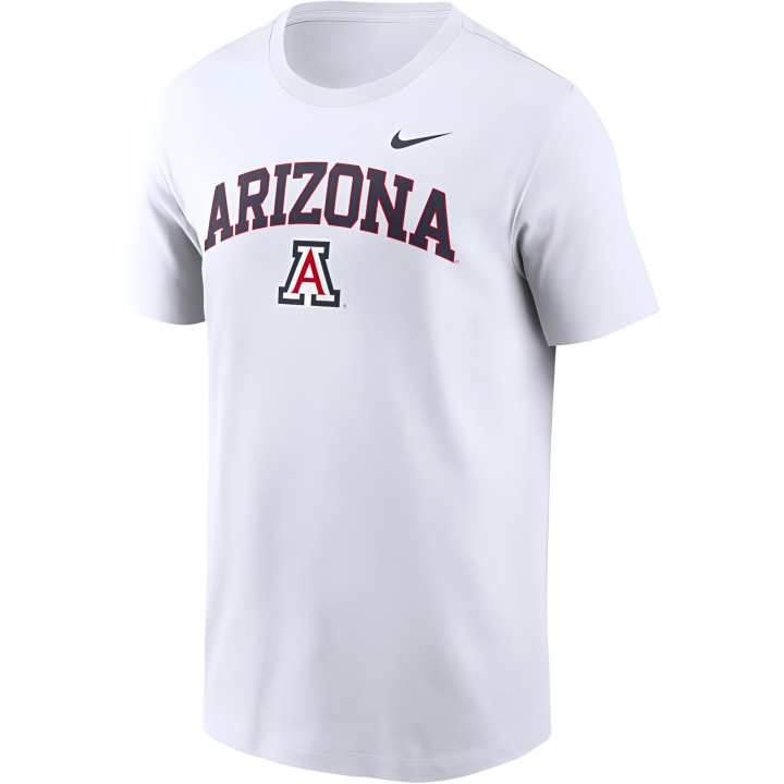 Nike Nike T Shirts Men's White Crew Neck Moderate Straight Fit