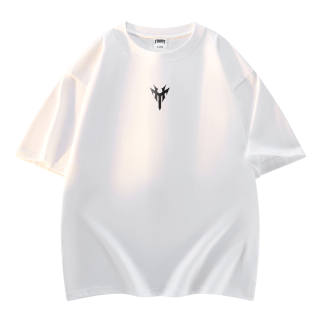 WOJIAO MT T Shirts Unisex Crew Neck Moderate Heavyweight