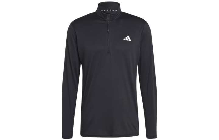 Adidas Adidas Essential Sweatshirts Men's Black Stand Collar Moderate Regular