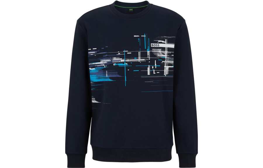 HUGO BOSS Salbonic graphic-print sweatshirt