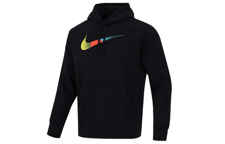 Nike Nike Sweatshirts Men's Black Hooded Moderate Regular