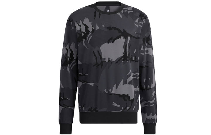 Adidas Adidas Sweatshirts Men's Dark Gray Crew Neck Moderate Regular
