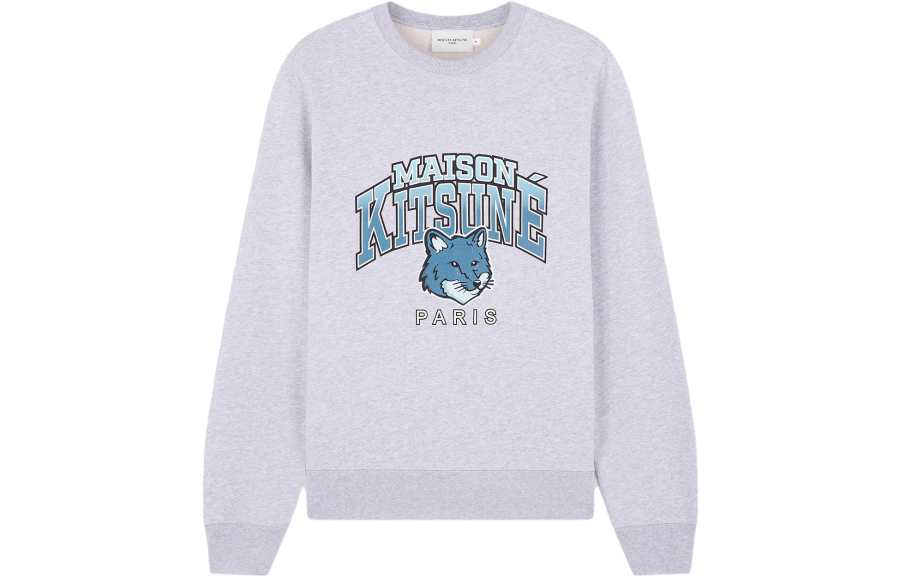 Maison Kitsune Maison Kitsuné Logo Printed Crewneck Sweatshirt