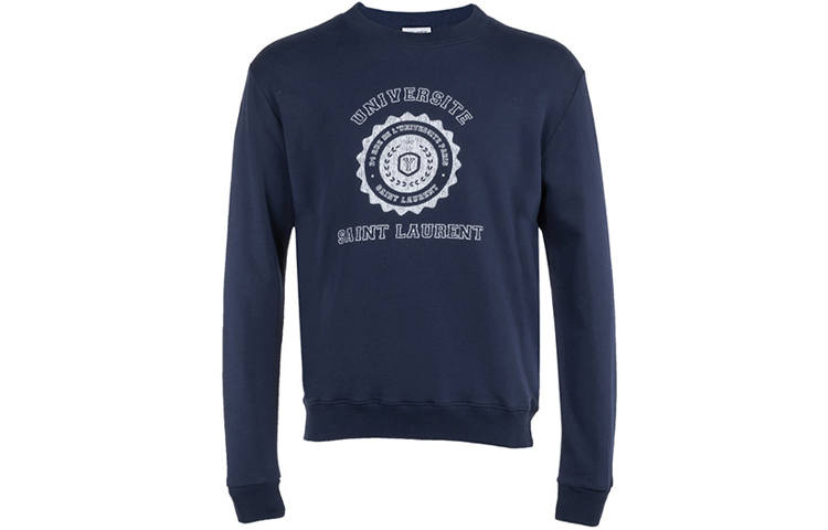 SAINT LAURENT SAINT LAURENT Sweatshirt Men's Navy Blue