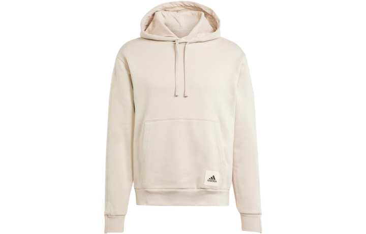 Adidas Adidas Lounge Sweatshirts Men's Beige Hooded Moderate Regular