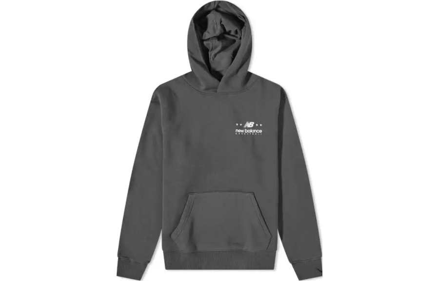 New Balance New Balance Sweatshirts Men's Gray Hooded Moderate Mock Two Piece