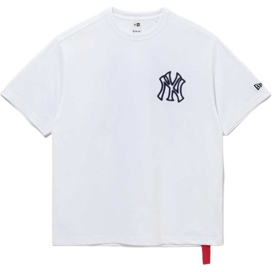 New Era x MLB T Shirt, Trendy And Versatile Men's White