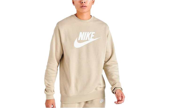 Nike Nike Sweatshirts Men's Ecru Crew Neck Moderate Other