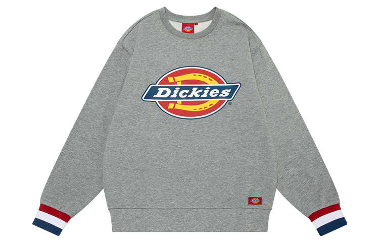 Dickies Sweatshirts Unisex Medium Feather Gray Crew Neck Moderate Heavyweight