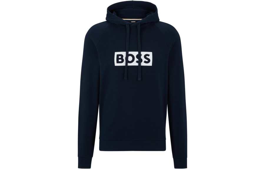 HUGO BOSS HUGO BOSS Logo-print Drawstring Hoodie