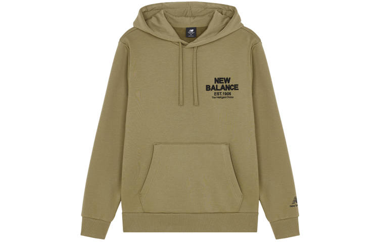 New Balance New Balance Sweatshirts Men's Brown Hooded Moderate Regular