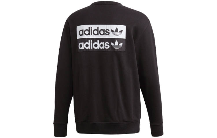 Adidas Originals Sweatshirts Men's Black Crew Neck Moderate Regular