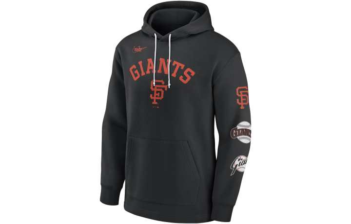 Nike Nike Sweatshirts Men's Black Hooded Moderate Regular