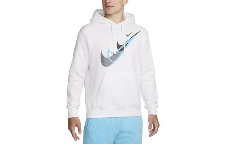 Nike Nike Sweatshirts Men's White Hooded Moderate