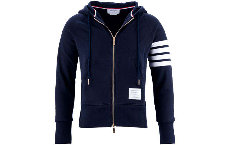 THOM BROWNE THOM BROWNE 4 Bar Striped Zipped Jacket