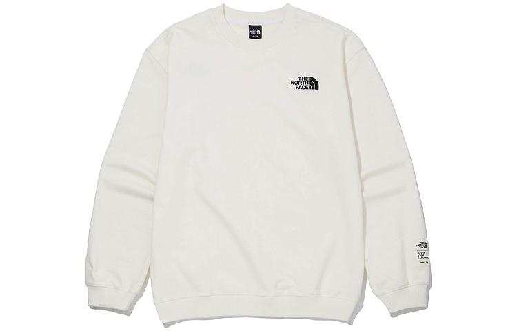 THE NORTH FACE Sweatshirts Unisex White Crew Neck Moderate Regular