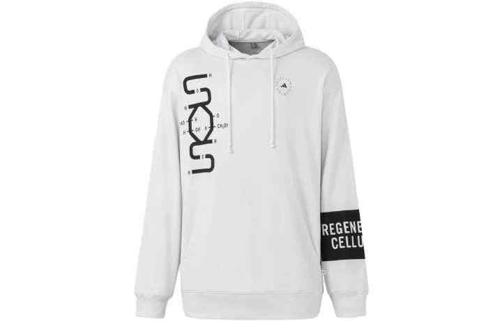 Adidas Adidas Sweatshirts Unisex White Hooded Moderate Regular